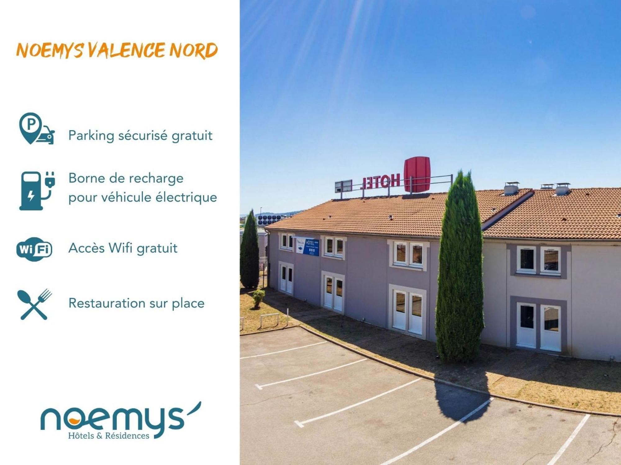 Noemys Valence Nord - Hotel Restaurant Bourg-lès-Valence Eksteriør bilde